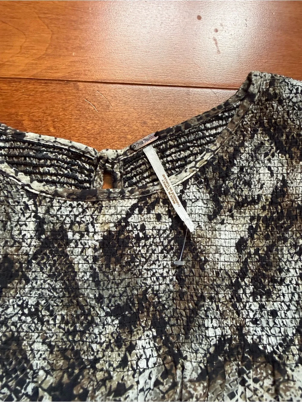 Free People smocked waist